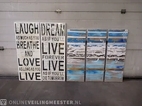 Partij afbeeldingen op canvas - afbeelding 1 van  5