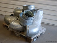 Partij air spiralo bochten ø250mm - 90° - type gb9.025k - afbeelding 1 van  5