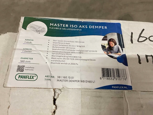 Partij akoestische ventilatieslangen en dempers, 14 verpakkingen - afbeelding 9 van  11