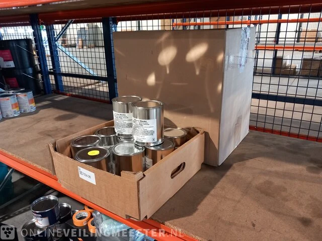 Partij akzo sikkens ivoorwit/ral 9001 sb hoogglans nieuw! akzo, ivoorwit/ral 9001 - afbeelding 1 van  4