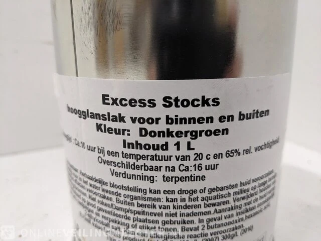 Partij akzo/sikkens hoogglanslak donkergroen akzo/sikkens, donkergroen - afbeelding 3 van  4