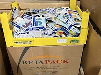 Partij alfabet houten letters, selecta, diverse kleuren - afbeelding 1 van  8