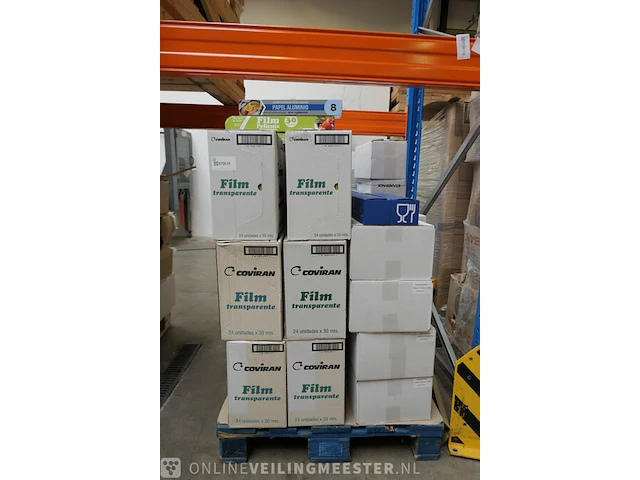 Partij aluminium en transparante folie - afbeelding 1 van  6