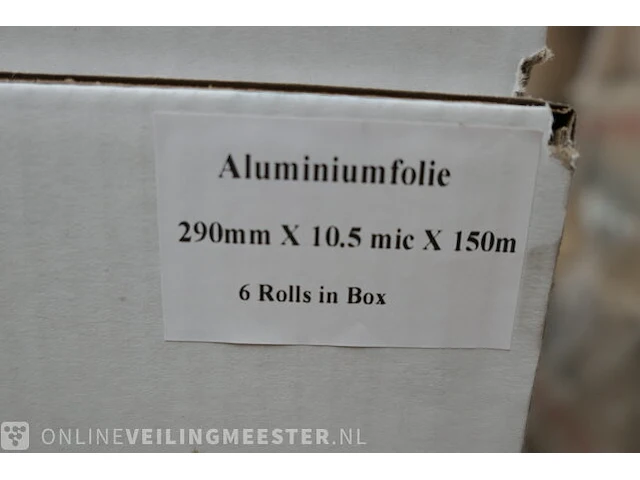 Partij aluminium en transparante folie - afbeelding 4 van  6