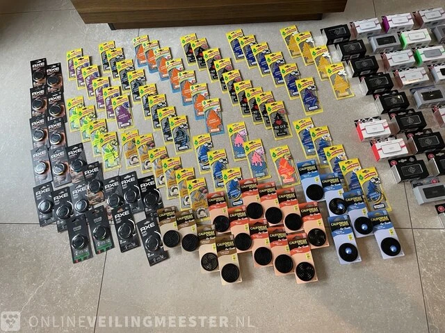 Partij autoparfum - 154 stuks! nieuw - axe / abre magique / california scents / vinove - afbeelding 3 van  5