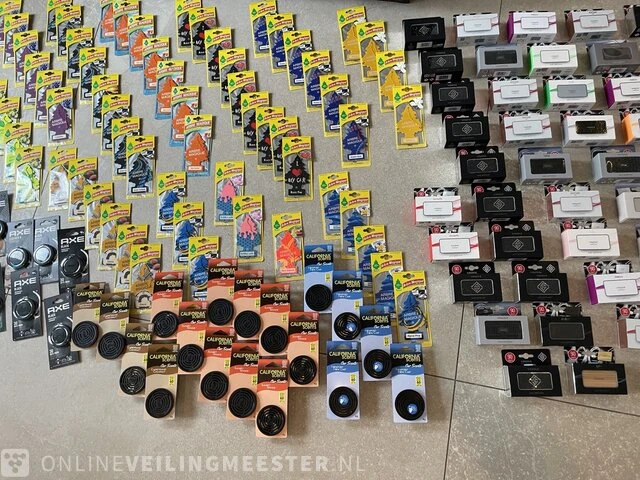Partij autoparfum - 154 stuks! nieuw - axe / abre magique / california scents / vinove - afbeelding 5 van  5