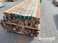 Partij azobe palen 76 stuks 250x8x8cm - afbeelding 5 van  6