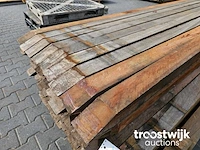 Partij azobe palen 76 stuks 250x8x8cm - afbeelding 6 van  6