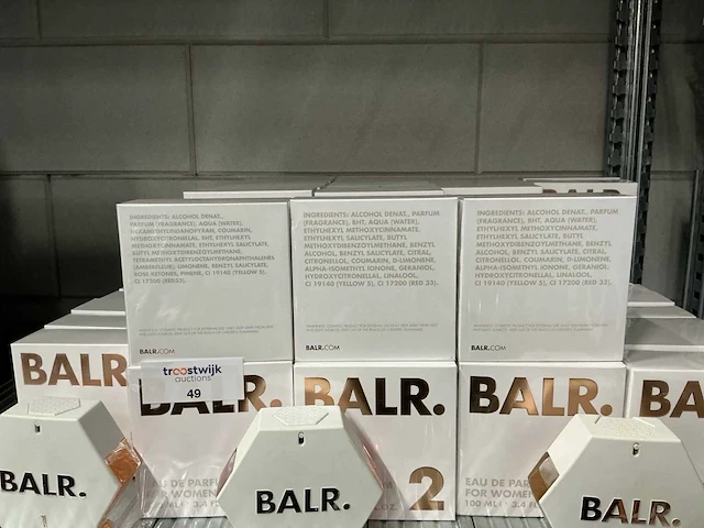 Partij balr 1/2/3 eau de parfum woman 100ml (73x) - afbeelding 7 van  7