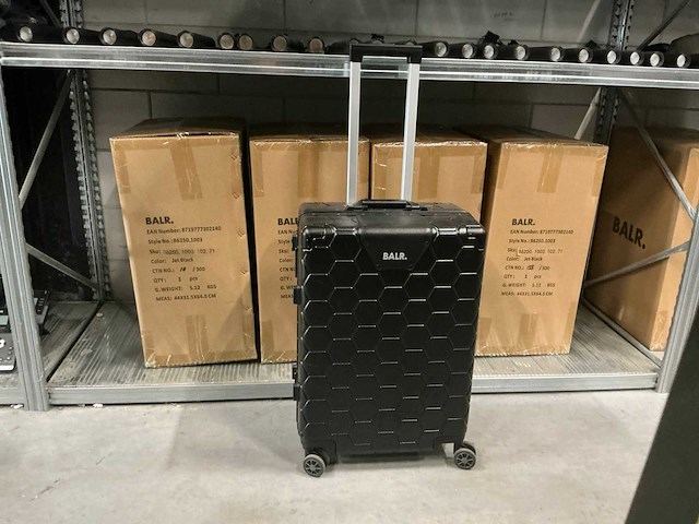 Partij balr romeo embossed hexagon suitcases m (10x) - afbeelding 1 van  7