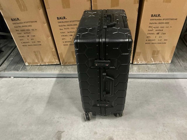 Partij balr romeo embossed hexagon suitcases m (10x) - afbeelding 3 van  7