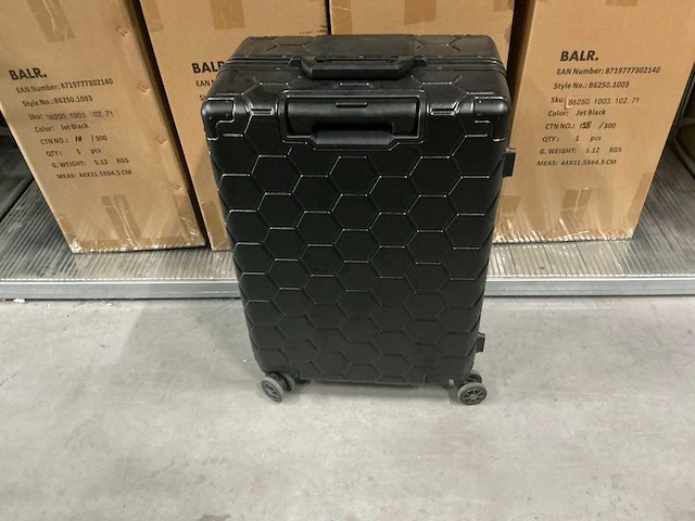 Partij balr romeo embossed hexagon suitcases m (10x) - afbeelding 4 van  7