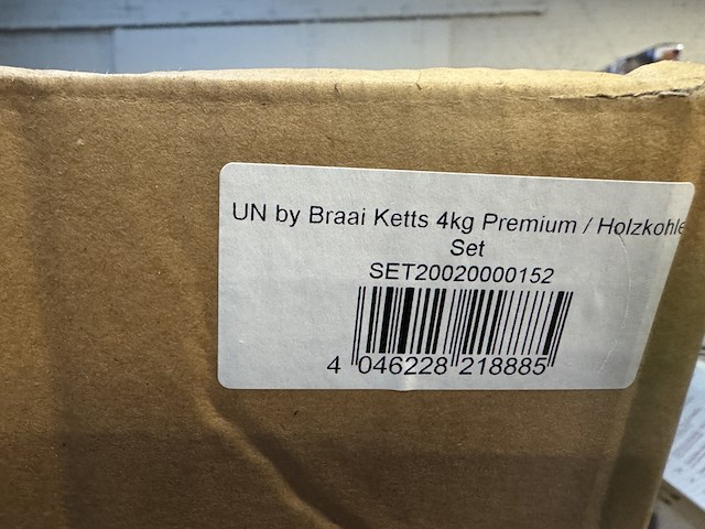 Partij barbecue toebehoren/houtskool - afbeelding 5 van  5