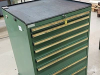 Partij beitelplaatjes, houders en spanhulzen t.b.v. kavel 1