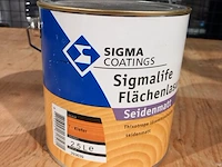 Partij beits en vernis sigma, kleurloos, kiefer - afbeelding 3 van  8