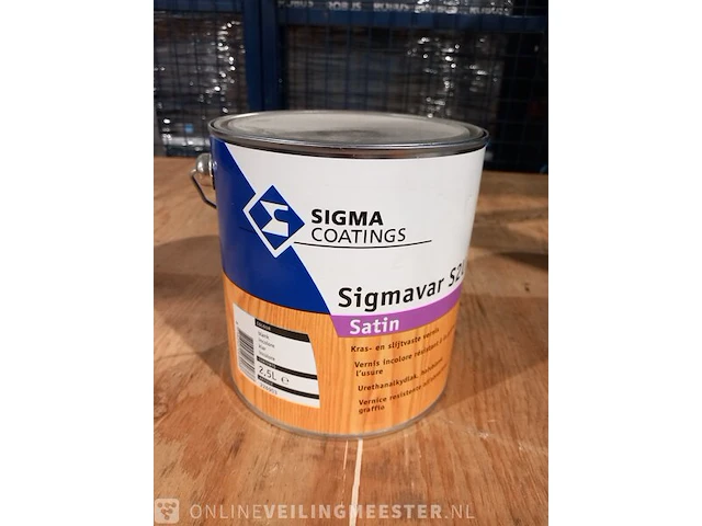 Partij beits en vernis sigma, kleurloos, kiefer - afbeelding 4 van  8