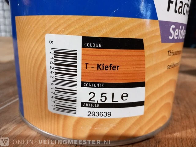 Partij beits en vernis sigma, kleurloos, kiefer - afbeelding 5 van  8