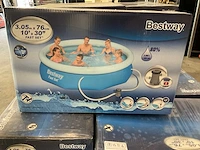 Partij bestway fast set zwembaden 3.05mx76cm (10x) - afbeelding 2 van  5