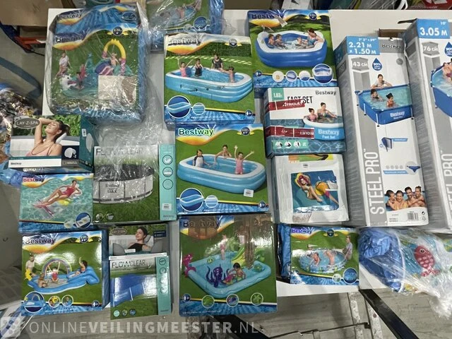 Partij bestway zwembaden en accessoires - afbeelding 3 van  4