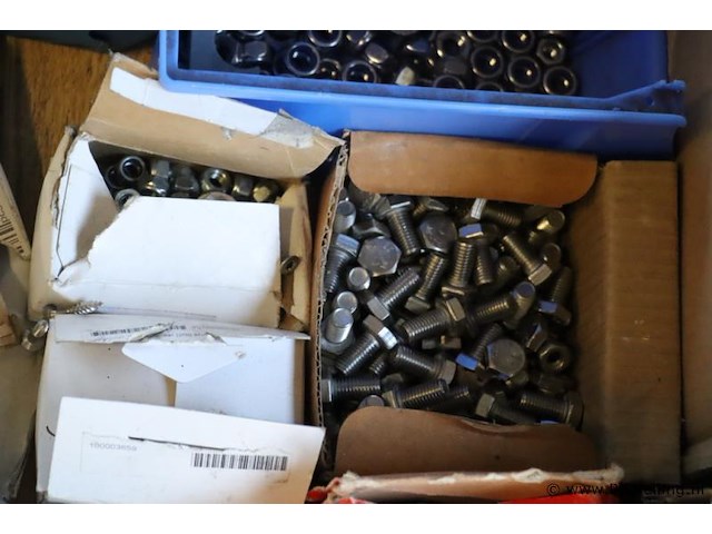 Partij bevestigingsmaterialen o.a. schroeven, bouten & moeren - afbeelding 4 van  11