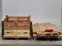 Partij bezemkoppen en bezemstelen - afbeelding 1 van  9