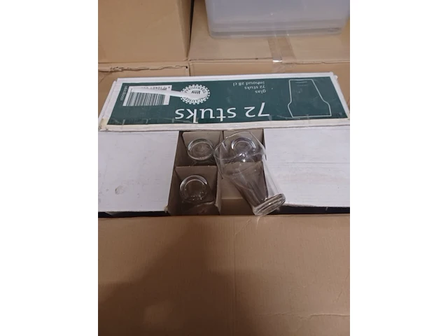 Partij bierglazen 28 cl aantal 72 stuks. - afbeelding 1 van  5