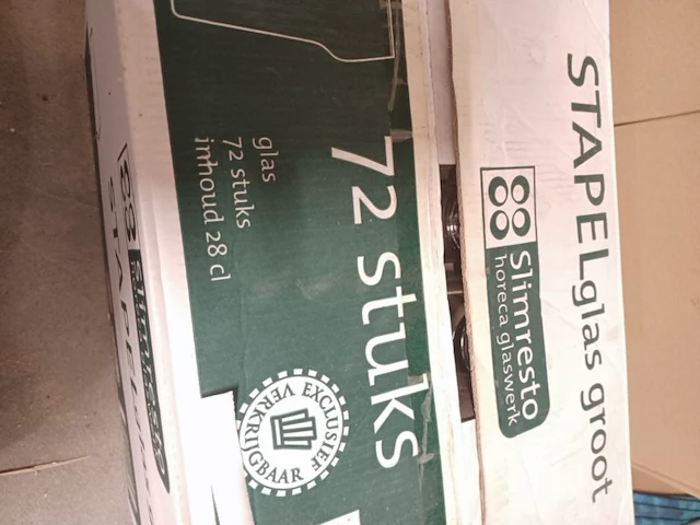 Partij bierglazen 28 cl aantal 72 stuks. - afbeelding 5 van  5