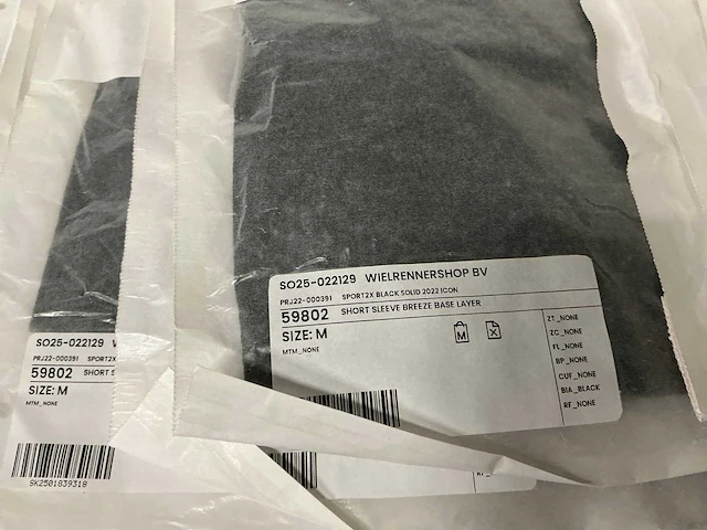 Partij bioracer/sport2x 59802 breeze base layers (22x) - afbeelding 3 van  7