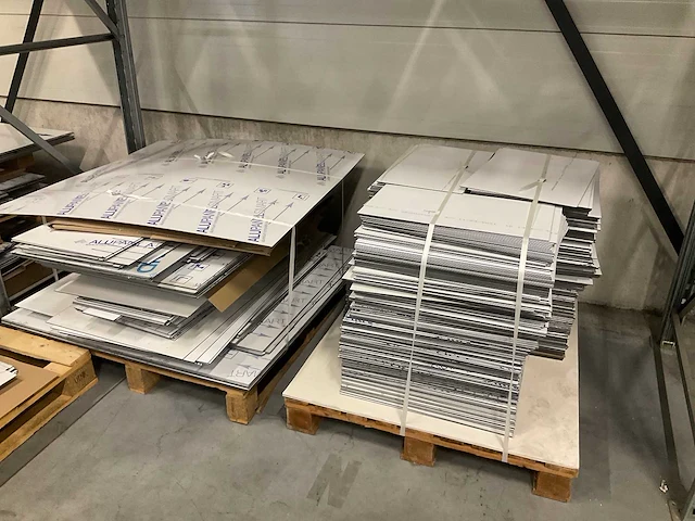 Partij blanco alupanels - afbeelding 2 van  4