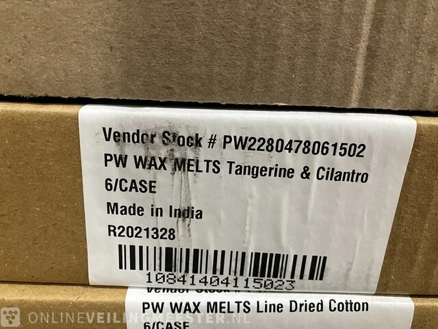 Partij blikjes wax melts, verschillende geuren - afbeelding 6 van  6