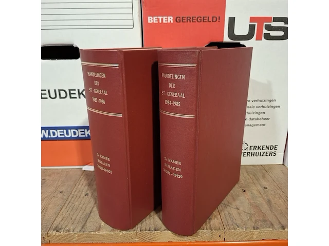 Partij boeken in ca. 28x verhuisdoos - afbeelding 1 van  6