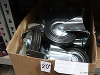 Partij bokwielen, 125mm - 20 stuks - afbeelding 1 van  3
