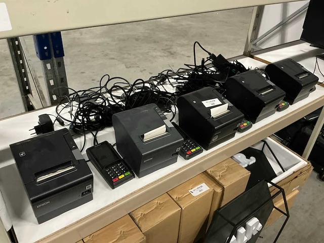 Partij bonneprinters/pinautomaten (10x) - afbeelding 1 van  8