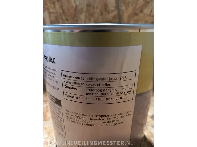 Partij boonstoppel grondverf wit nieuw! boonstoppel, wit - afbeelding 4 van  4