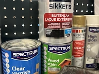 Partij bouwmarkt artikelen w.o. boren w.o. sikkens, spectrum, dunlop, bison - afbeelding 6 van  10