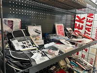 Partij bouwmarkt artikelen w.o. fietsframetas w.o. dunlop, nedis - afbeelding 1 van  6