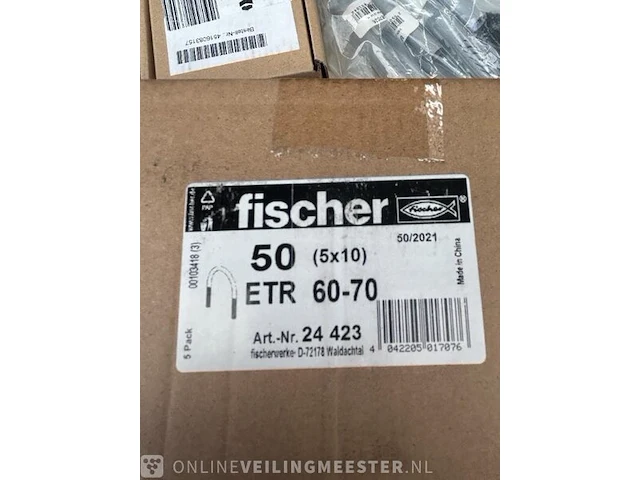 Partij bouwmaterialen w.o. fischer, toolcraft - afbeelding 6 van  7