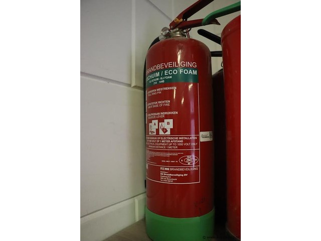 Partij brandblussers, diverse soorten - afbeelding 3 van  3