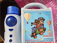 Partij broodtrommel met beker fles rose en blauw mix 14 stuks in doos 86 - afbeelding 3 van  3