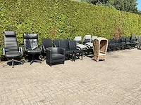 Partij (bureau) stoelen (20x) - afbeelding 1 van  3
