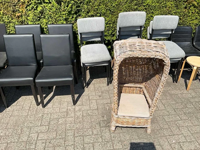 Partij (bureau) stoelen (20x) - afbeelding 3 van  3