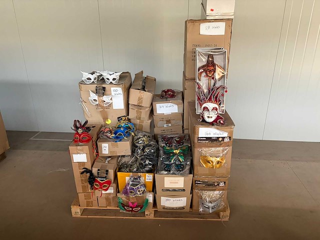 Partij carnavalsmaskers - afbeelding 1 van  2