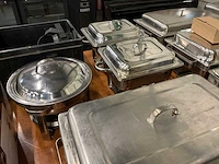 Partij chafing dishes, 17 stuks - afbeelding 2 van  4