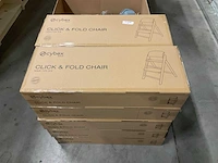 Partij cybex click&fold chairs black (10x)