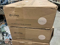 Partij cybex click&fold chairs natural (8x) - afbeelding 3 van  3