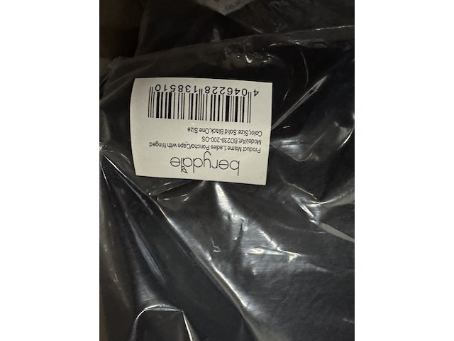 Partij dames poncho's, berydale, zwart - afbeelding 3 van  3