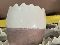 Partij decoratie potjes en schaaltjes, diverse kleuren - afbeelding 3 van  12