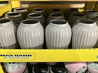 Partij decoratie potjes en schaaltjes, diverse kleuren - afbeelding 8 van  12