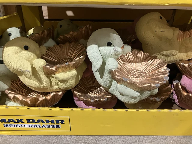 Partij decoratie potjes en schaaltjes, diverse kleuren - afbeelding 12 van  12
