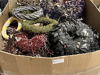 Partij decoratiekransen